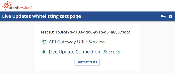 A successful test of Near Me whitelisting