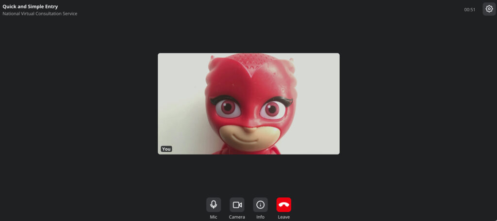 near me call. caller waits to be seen